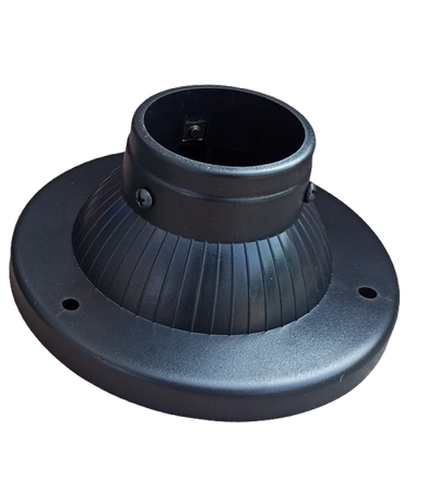 Base Per Palo Ø 60 Mm - Colore Nero - Ideal Star