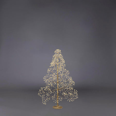 Albero di Natale Faggio con LED luminosi a luce calda decorazione natalizia