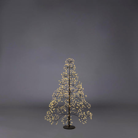 Albero di Natale Faggio con LED luminosi a luce calda decorazione natalizia