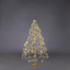 Albero di Natale Faggio con LED luminosi a luce calda decorazione natalizia
