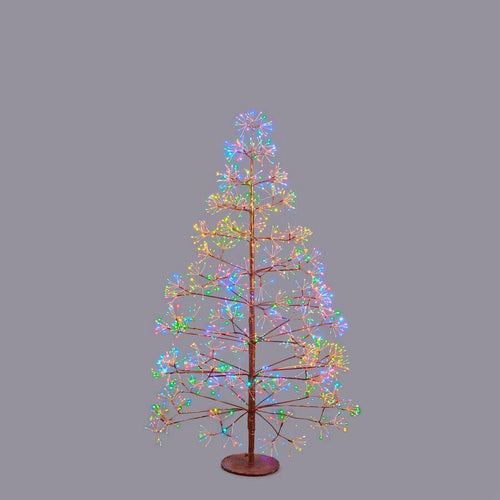 Albero di Natale Faggio con LED luminosi a luce calda decorazione natalizia
