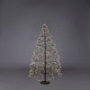 Albero di Natale Faggio con LED luminosi a luce calda decorazione natalizia