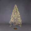 Albero di Natale Faggio con LED luminosi a luce calda decorazione natalizia