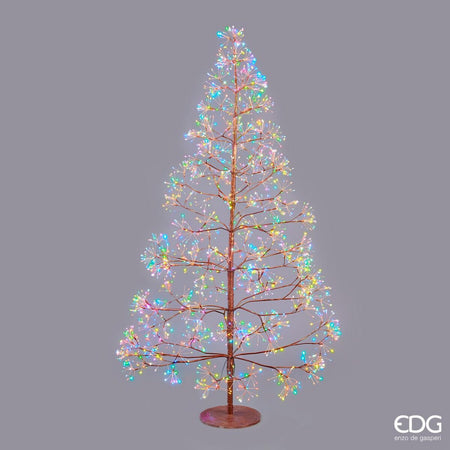 Albero di Natale Faggio con LED luminosi a luce calda decorazione natalizia