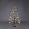 Albero di Natale Faggio con LED luminosi a luce calda decorazione natalizia