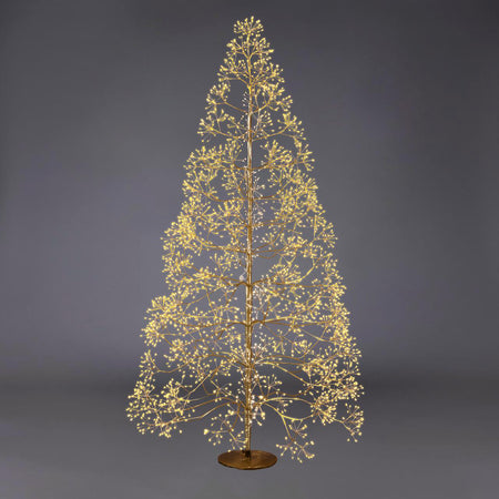 Albero di Natale Faggio con LED luminosi a luce calda decorazione natalizia