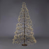 Albero di Natale Faggio con LED luminosi a luce calda decorazione natalizia