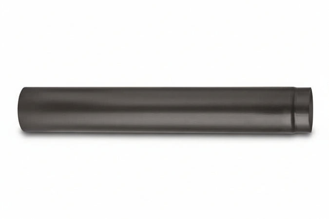 Tubo Porcellanato Per Stufe A Legna Nero Opaco Ala Smalto Top- - Ø Mm.140X1000H. - 1 Pezzi Ala