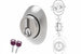 Defender Regolabile A Ghiera Mostrina Piena Cromato Satinato- - Mm.65X90 - Regolazione Da Mm.8 A Mm.14 (Df481P) - 1 Pezzi Mottura