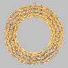 Corona di Natale luminosa luce classic 1140 microled con struttura bianca decorazione natalizia