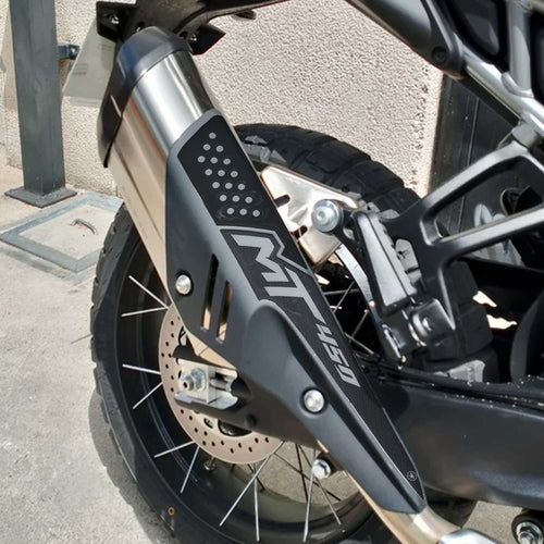 Adesivo resina gel 3D Protezione Marmitta moto compatibile con CFMOTO 450MT