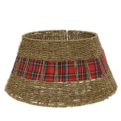 Copri base colore naturale sottoalbero per Albero di Natale decorazione natalizia