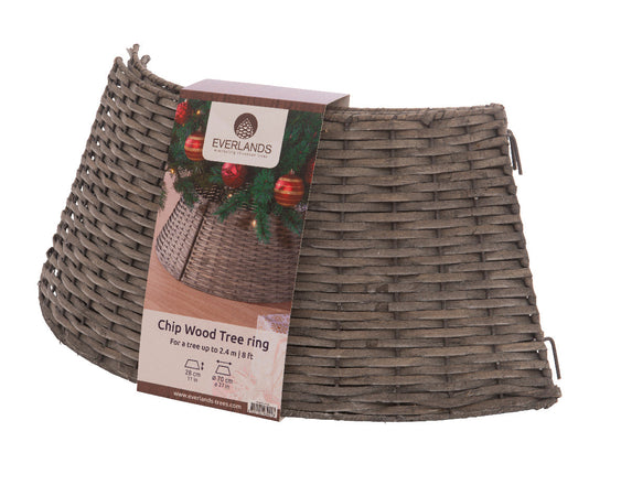 Copri base colore grigio scuro sottoalbero per Albero di Natale decorazione natalizia