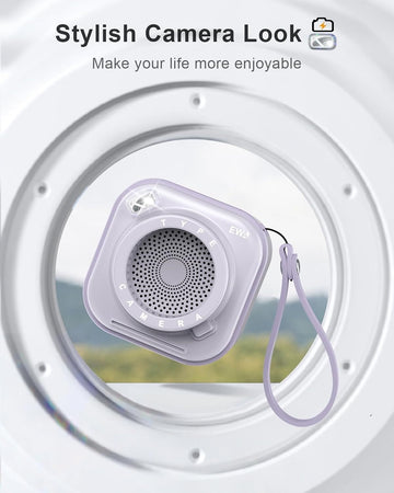 EWA Mini altoparlante wireless Bluetooth con cordino wireless portatile Viola