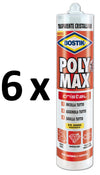 Espositore Adesivo Sigillante Universale 'Poly Max' Original Express 6 Pz Da Gr 500 Con 3 Birre Da 500 Ml Omaggio - Bostik