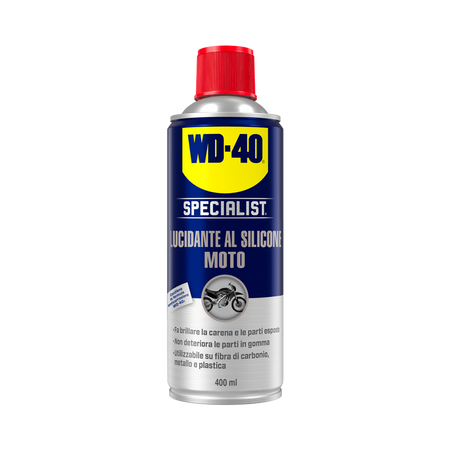 Spray Wd-40 Lucidante Al Silicone Moto Ml. 400