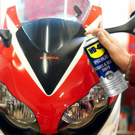 Spray Wd-40 Lucidante Al Silicone Moto Ml. 400