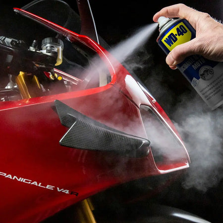 Spray Wd-40 Lucidante Al Silicone Moto Ml. 400