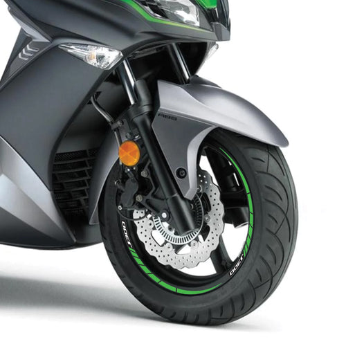 Kit Strisce Adesive Compatibili Per Cerchi 14-13  Scooter J 300 Kawasaki J300