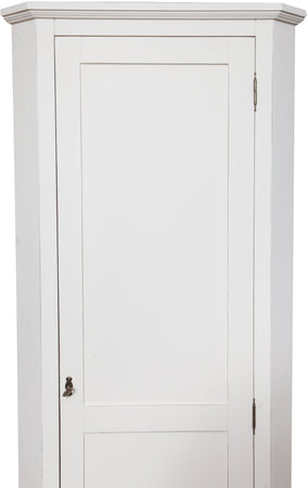 Biscottini Angoliera Country Biscottini legno tiglio bianca anticata Made Italy 50x50x184