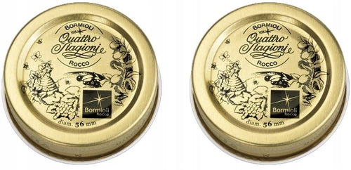 Tappo Per Vaso Ermetico In Vetro 'Quattro Stagioni' Ø Mm 56 - Per Vasi Da Ml 150 - Cf Da 3 Pz - Bormioli