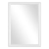 Specchio Con Cornice Abs Bianca Cm 45 X 50 Made In Italy