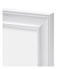 Specchio Con Cornice Abs Bianca Cm 45 X 50 Made In Italy