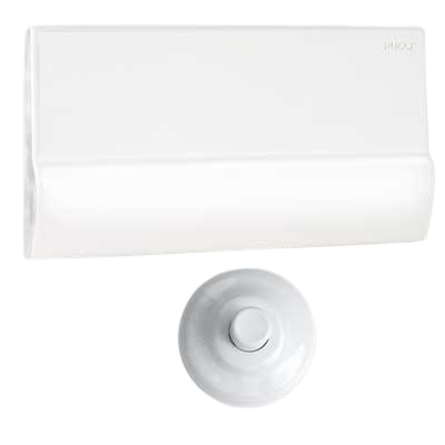 Placca Di Copertura + Pulsante Per Cassetta Incasso Bianco Pucci 80007510