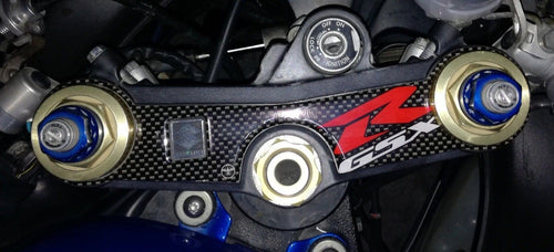 ADESIVO 3D GEL per PIASTRA STERZO compatibile MOTO SUZUKI 600 GSXR 2004-2005