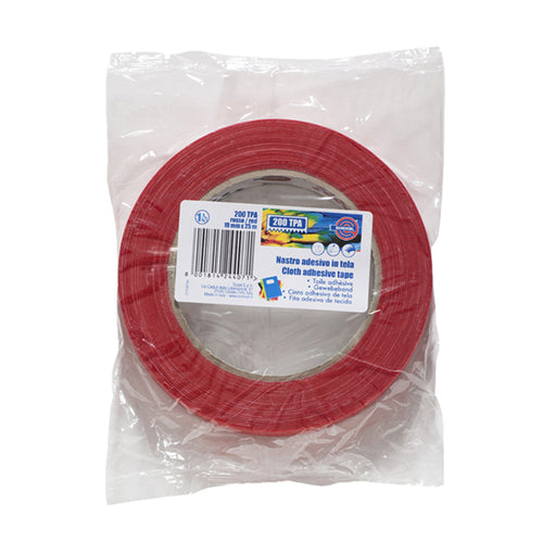 Nastro Adesivo Telato Tpa 200 19Mmx25Mt Rosso