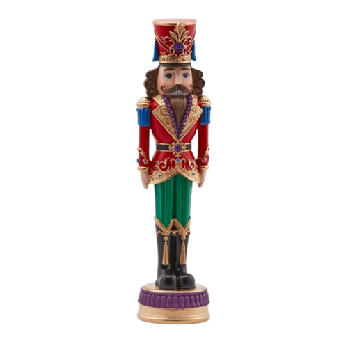 Soldatino natalizio Multicolor statuetta decorativa da h 35 cm