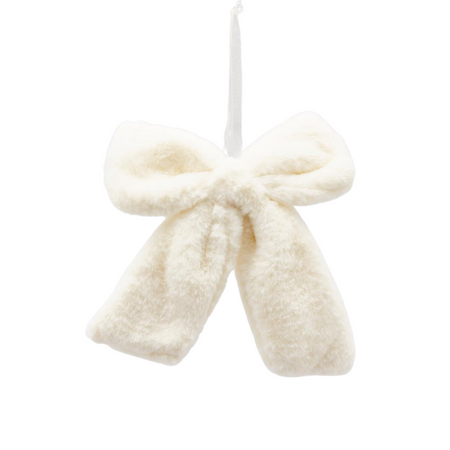 Fiocco decorativo natalizio "Peluche" da 20 x 25 cm