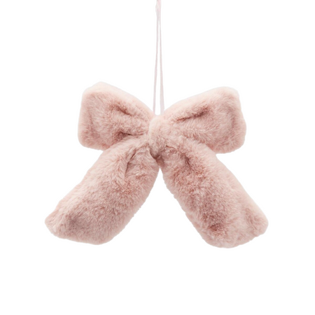 Fiocco decorativo natalizio "Peluche" da 20 x 25 cm