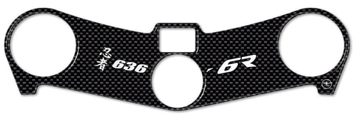 PROTEZIONE gel 3D PIASTRA FORCELLA compatibile per MOTO KAWASAKI ZX-6R 2003-2004