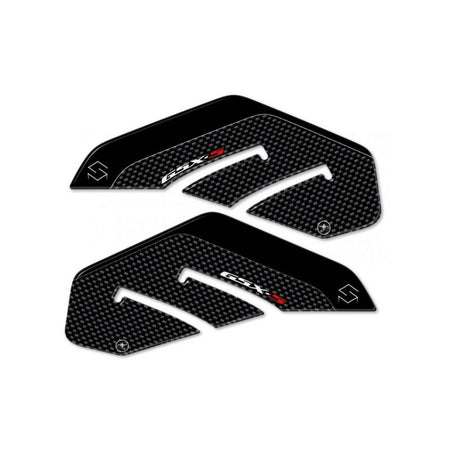 2 ADESIVI 3D PROTEZIONI LATERALI COMPATIBILI x MOTO SUZUKI GSXS GSX-S 750 Carbon