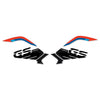 2 ADESIVI 3D PROTEZIONI LATERALI RALLY compatibili per MOTO BMW GS R1200 2017-19