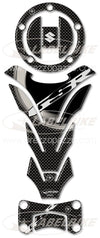 KIT ADESIVI STICKERS RESINA CARBONIO COMPATIBILE per  MOTO SUZUKI GSR 2006-2010
