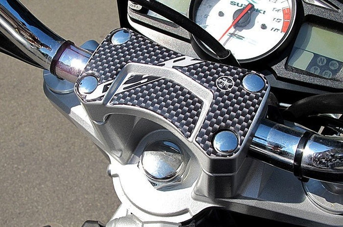 KIT ADESIVI STICKERS RESINA CARBONIO COMPATIBILE per  MOTO SUZUKI GSR 2006-2010