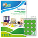 Etichetta Adesiva Lp4F Verde Fluo 70Fg A4 Tonda D63,5Mm (12Et/Fg Tico