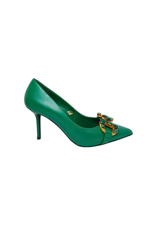 TOSCA BLU Scarpe Donna Tosca Blu Decollete a punta con tacco e abbricazioni in oro. da donna