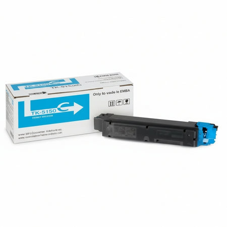 KYOCERA TK-5150C Toner Ciano per ECOSYS P6035cdn e ECOSYS M6x35cidn da 10.000 pagine in formato A4 (
