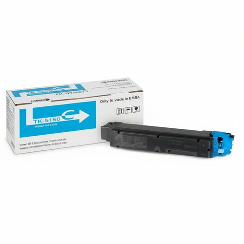KYOCERA TK-5150C Toner Ciano per ECOSYS P6035cdn e ECOSYS M6x35cidn da 10.000 pagine in formato A4 (