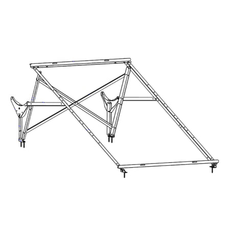 Struttura Di Montaggio Universale Tetti Piani E A Falda Per Sistema Solare Termico Con Inclinazione - Sruttura Montaggio Inclinazione 20Â° - Mam