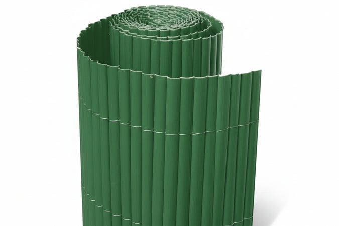 Arella Effetto Bamboo In Pvc Verde- - Cm.100X300 - Kg.3 - 1 Pezzi Vette