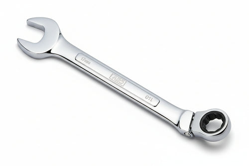 Chiave Combinata A Cricchetto A Snodo Serie Pz.6 Cr-V- - In Serie Da Pz.6 Da 8X8 A 19X19 - 1 Blister Alte