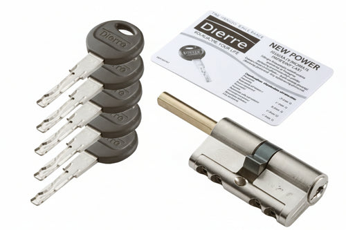 Cilindro Europeo New Power Per Pomolo- - Mm.30-30 (Cilnewp30300755) - 1 Pezzi Dierre