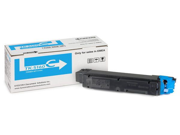 KYOCERA TK-5160C Toner Ciano per ECOSYS P7040cdn da 12.000 pagine in formato A4 (ISO/IEC 19798)