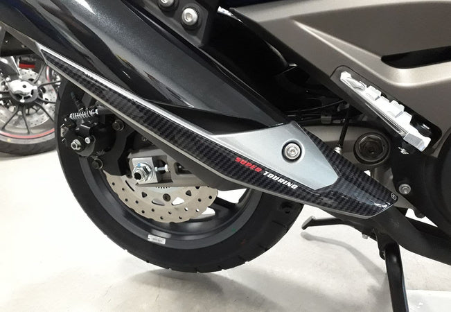 Adesivo 3d Protezione Marmitta Compatibile Per Scooter Kymco Ak 550 2017-2022