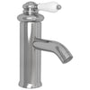 Rubinetto per Lavabo del Bagno Argento 130x180 mm Pomello Bianco