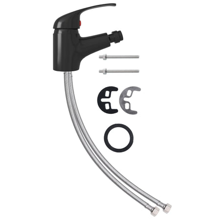 Rubinetto Miscelatore per Bidè da Bagno Colore Nero 13x12 cm